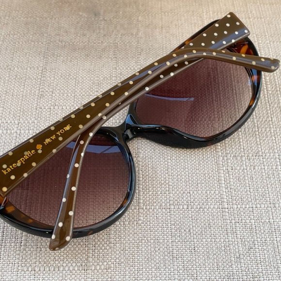 Kate Spade New York Women Sunglasses Brown w/ White Dotted ADELLA 57[]14 135 main image 6